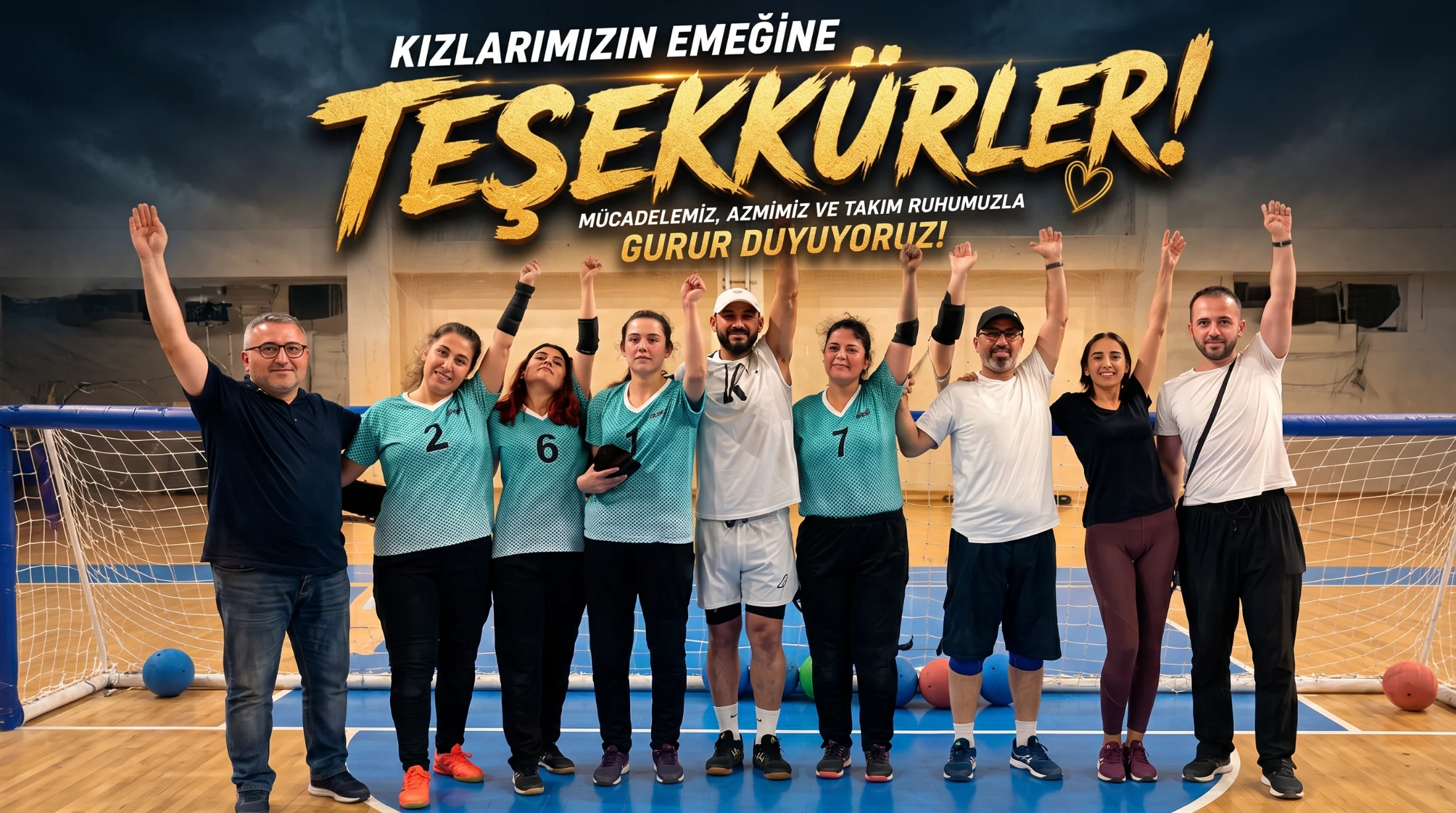 Goalball Kadınlar Yükselme Liginde Türkiye 4.süyüz. Kızlarımızın Emeğine Teşekkürler!